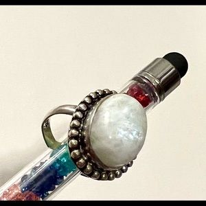 Moonstone statement ring